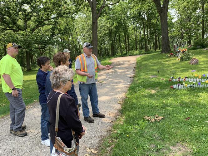 Public Works Director Tom Earle discussed some projects that could be completed at Oak Hill Cemetery with the Cemetery Board members