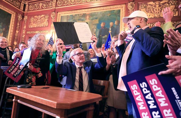 Gov. Tony Evers signs legislative maps