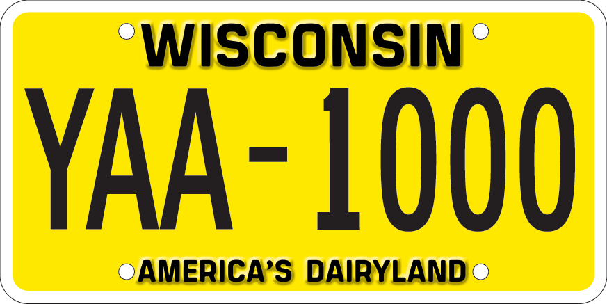 Butter License Plate