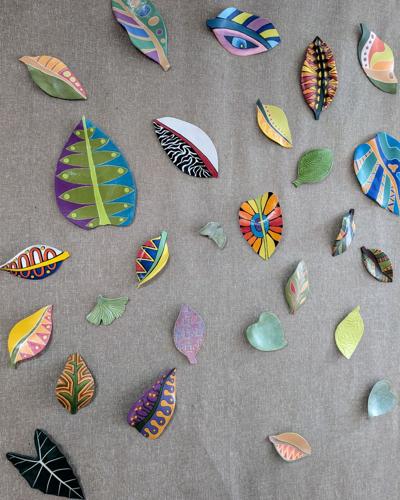 Art Studios: Jen Janzer's leaves