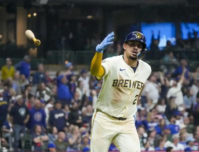 Cubs Brewers Baseball