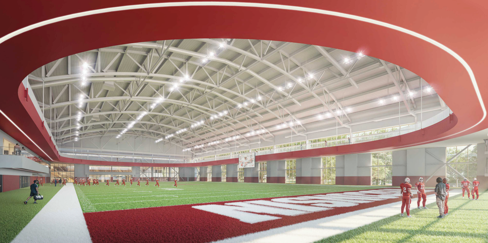 Kellner Family Athletic Center rendering field level