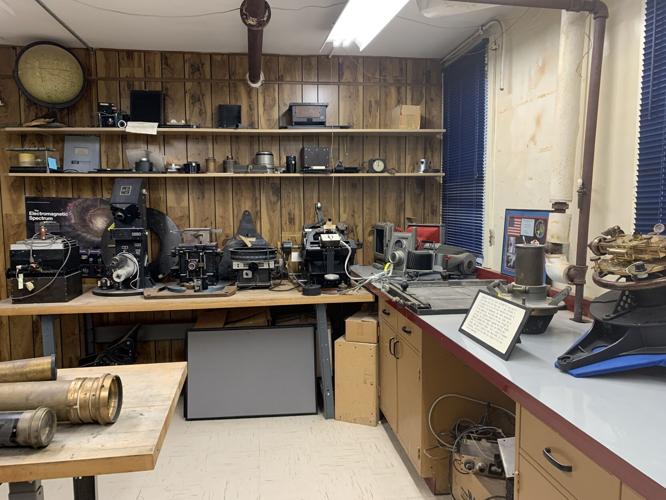 Yerkes Observatory features rooms of old camera equipment and telescopes