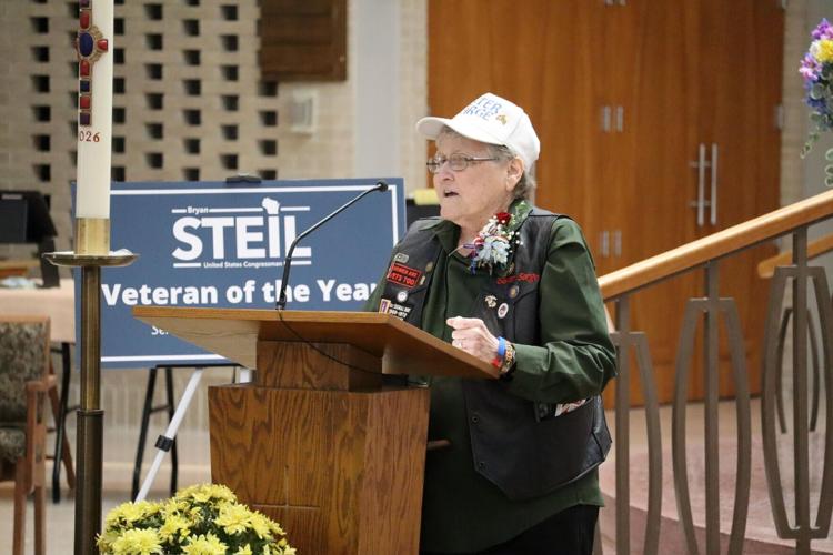‘Sister Sarge’ accepts Wisconsin District 1’s Veteran of the Year Award