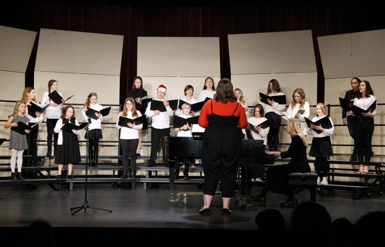 Williams Bay Middle School Sixth Grade Choir sings at the Dec. 20 Winter Concert
