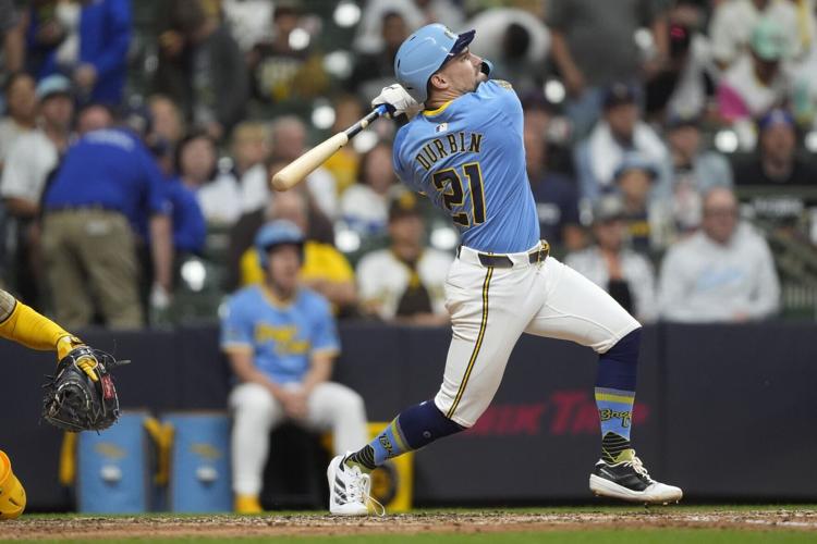 Padres Brewers Baseball