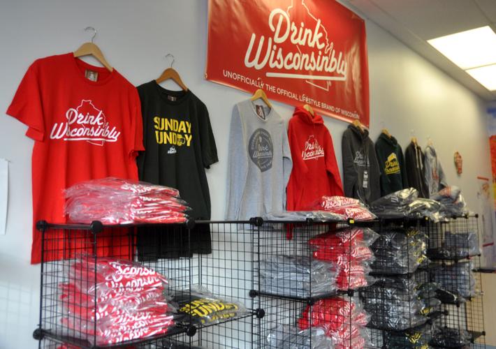 The Drink Wisconsinbly retail store in downtown Lake Geneva offers a selection of T-shirts