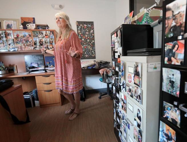 Traci in office