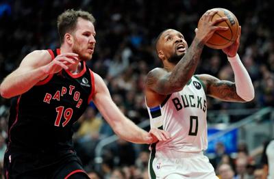 Bucks Raptors Basketball