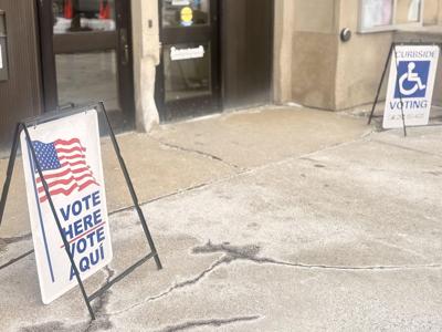 Voting at City Hall 2026 primary