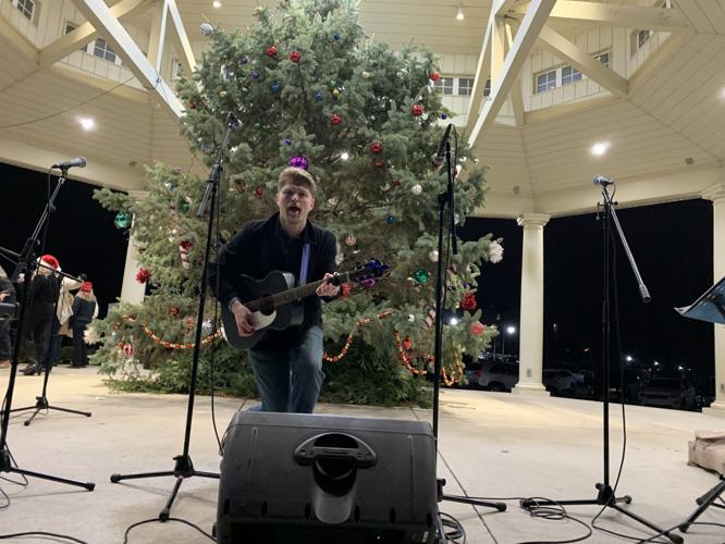 Grant Milliren entertains during festival