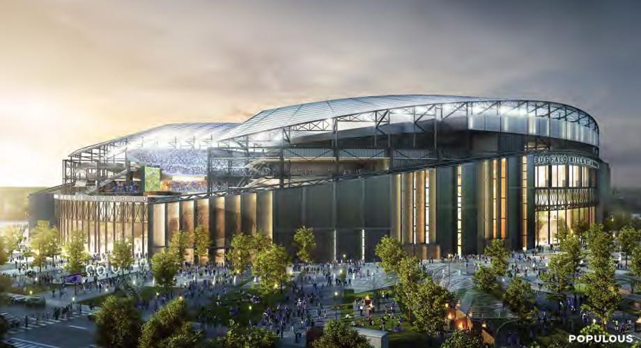 Populous stadium depiction