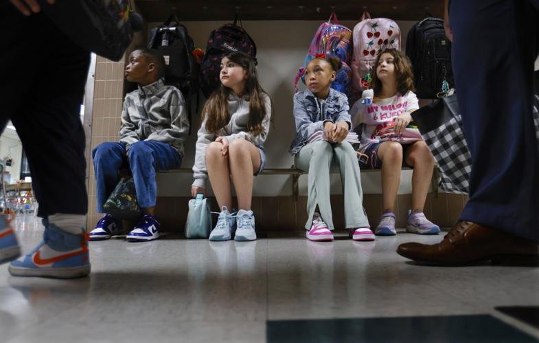 FIRST DAY OF SCHOOL AT BOSE ELEMENTARY