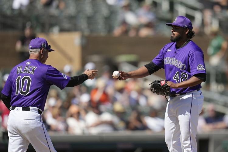 Giants Rockies Spring Baseball
