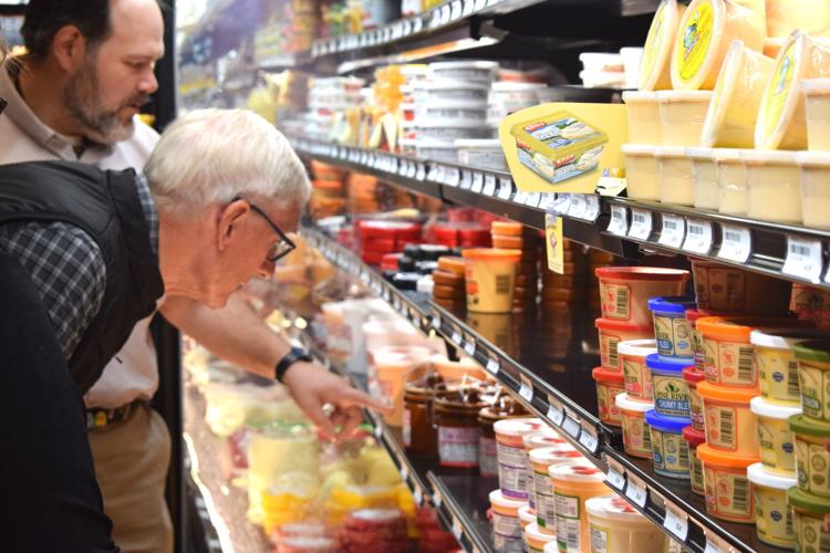 Gov. Tony Evers tours Mars Cheese Castle in Kenosha on June 14 as part of June Dairy Month observances