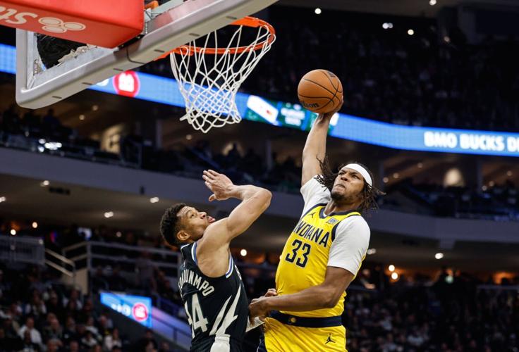 APTOPIX Pacers Bucks Basketball