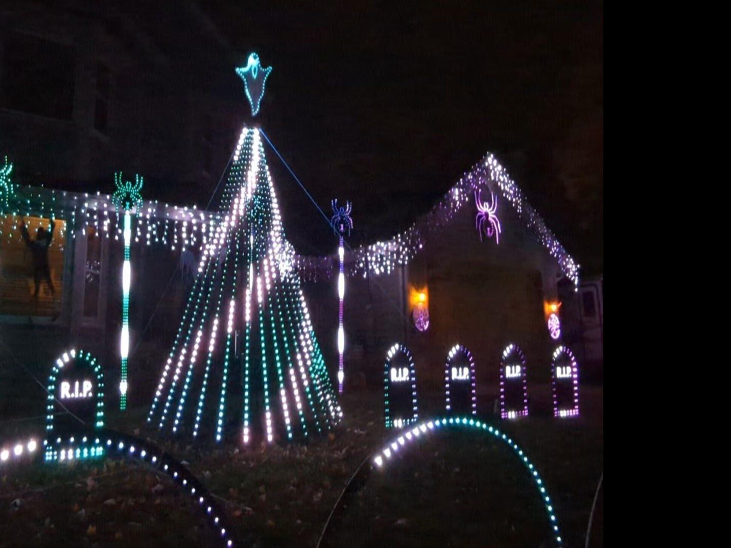 Kenosha Halloween display goes high-tech