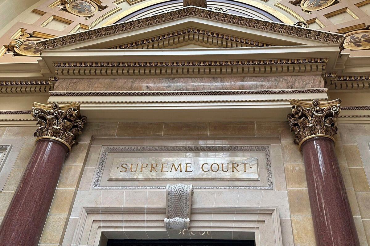 Wisconsin Supreme Court entrance, AP generic file photo