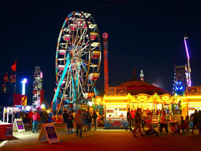 Fair Ferris Wheel NIght View