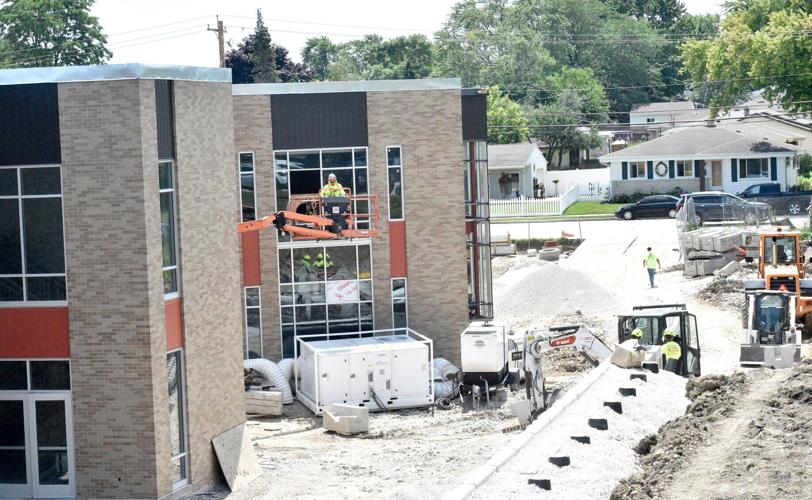 Starbuck School under construction