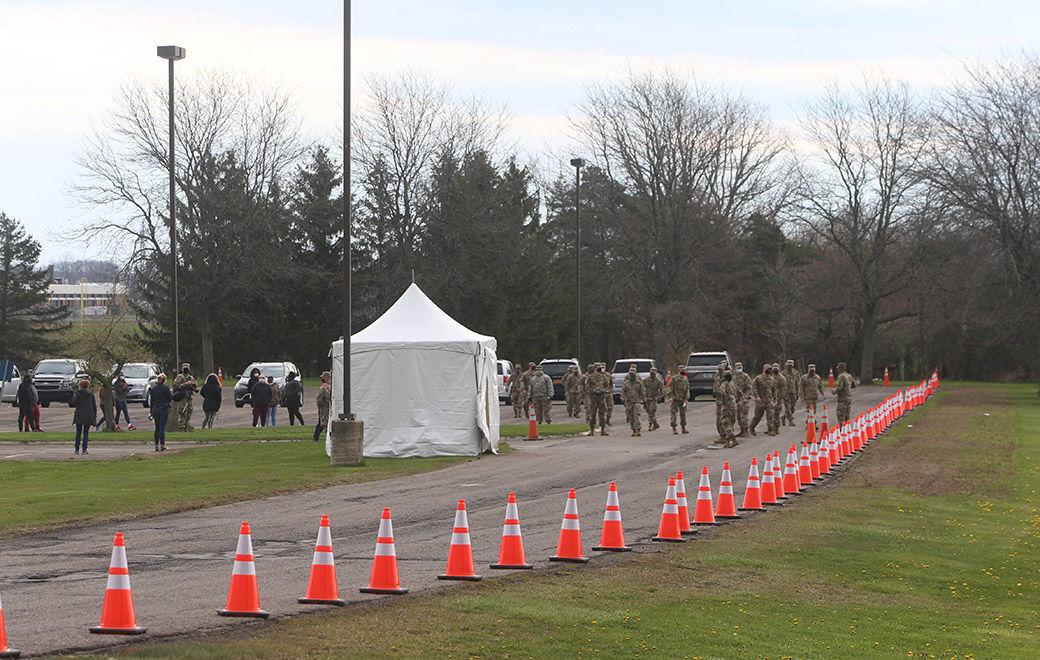 NCCC Covid testing Sanborn