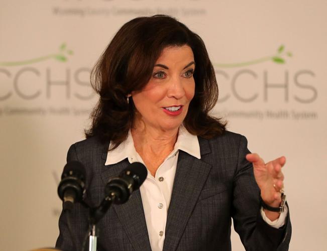 Kathy Hochul in Warsaw