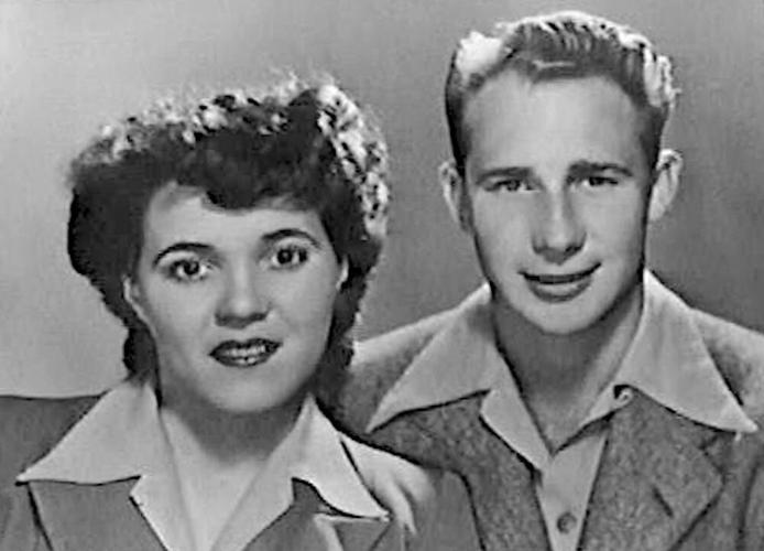 Jennifer and Mel McMullen, shown in a 1945 photo, will celebrate their 80th anniversary at the National World War II Museum in New Orleans.