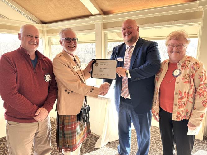 Paul Harris Fellow presentation to James Merwin