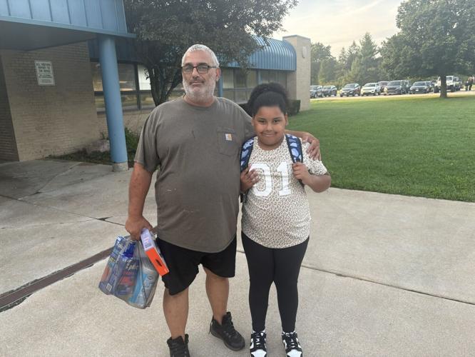 First day of school at Somers Elementary