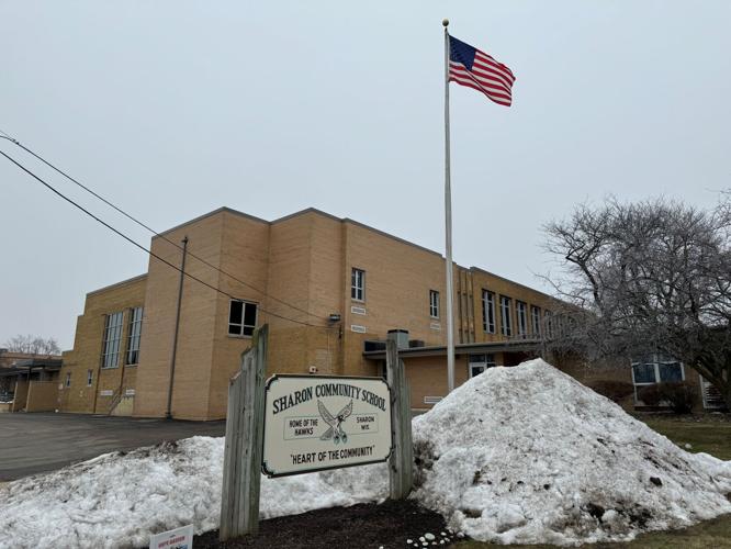Grades 4K-8 Sharon Community School, 104 E School St. (State Hwy. 67) in the Village of Sharon