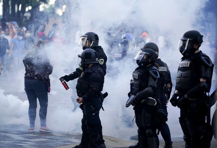 Madison protest turns destructive