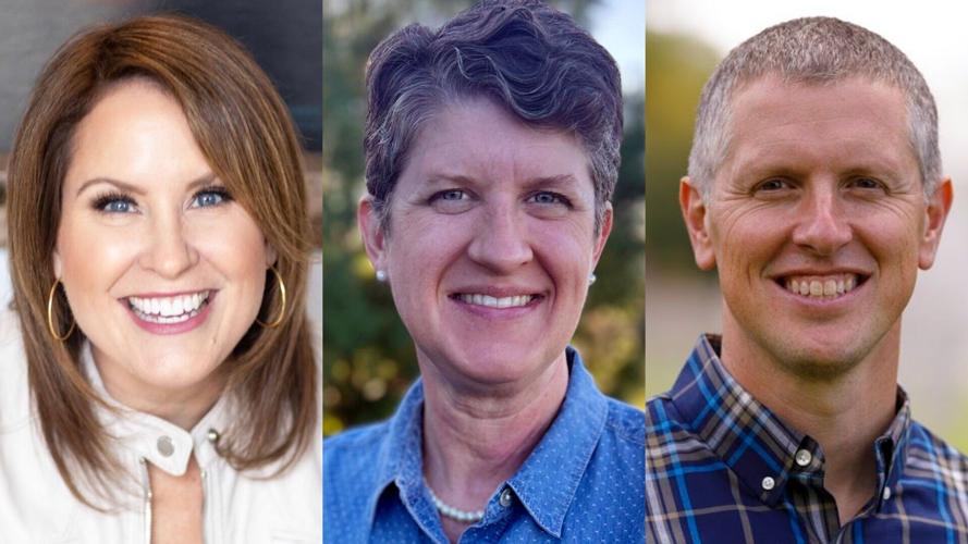 Wisconsin School Superintendent candidates Kinser Underly Wright mashup