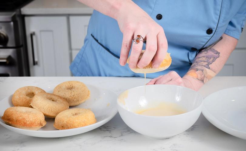 Maple bacon donut dip