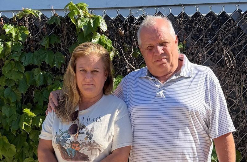 Kenosha residents Matthew and Annette Flynn, photographed at their home on Wednesday May 20, 2026, are considering an appeal to the Wisconsin Supreme Court after losing a May 19 decision in their effort to reclaim $13,000 they say they won in a 50/50 ra...