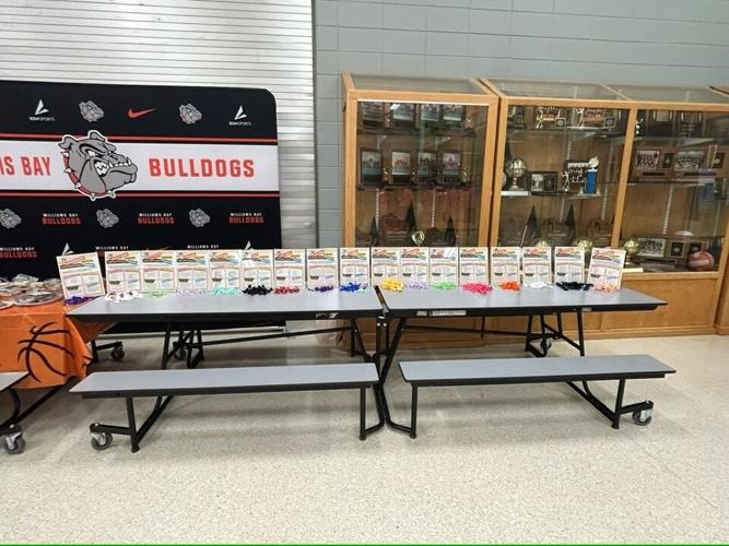 Cancer ribbons and brochures