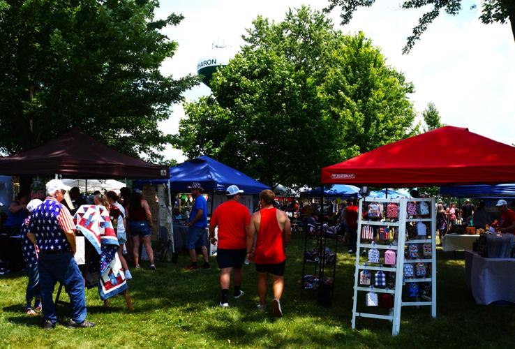 Fourth of July craft market at Goodland Memorial Park