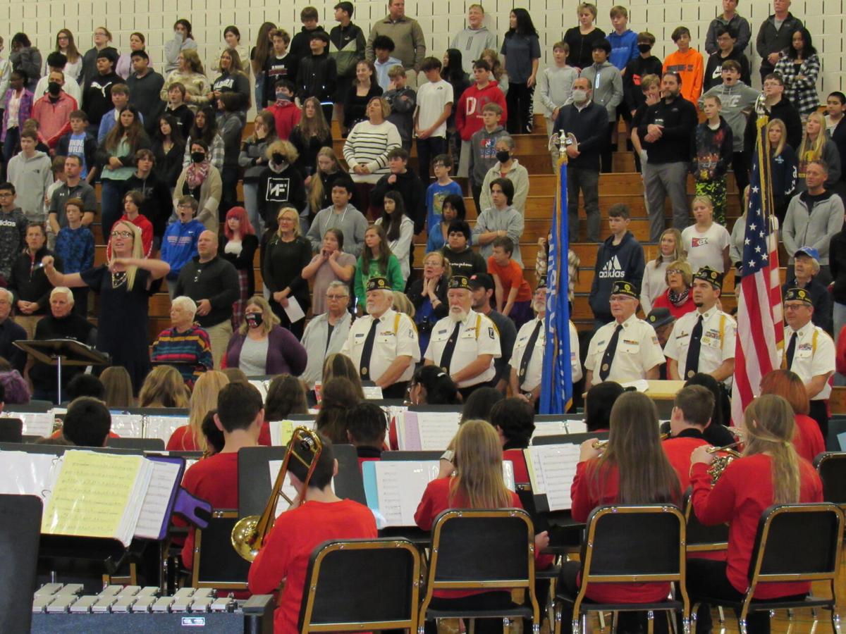 2021 Veterans Day at Lake Geneva Middle School