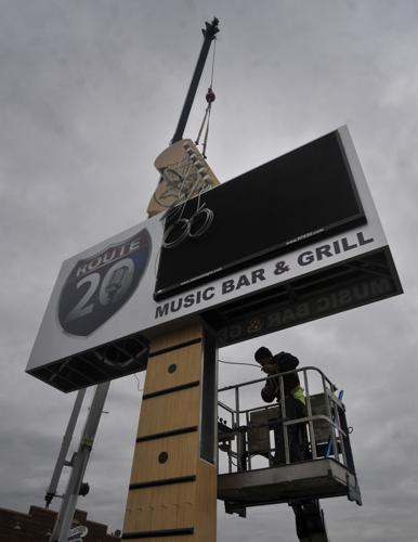 Route 20 Guitar Sign