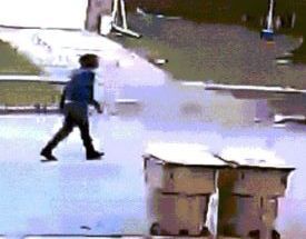 Car thief surveillance image