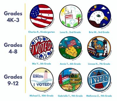 'I Voted' sticker contest winners