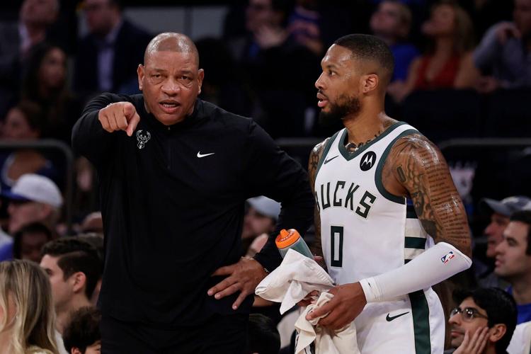 Bucks Knicks Basketball