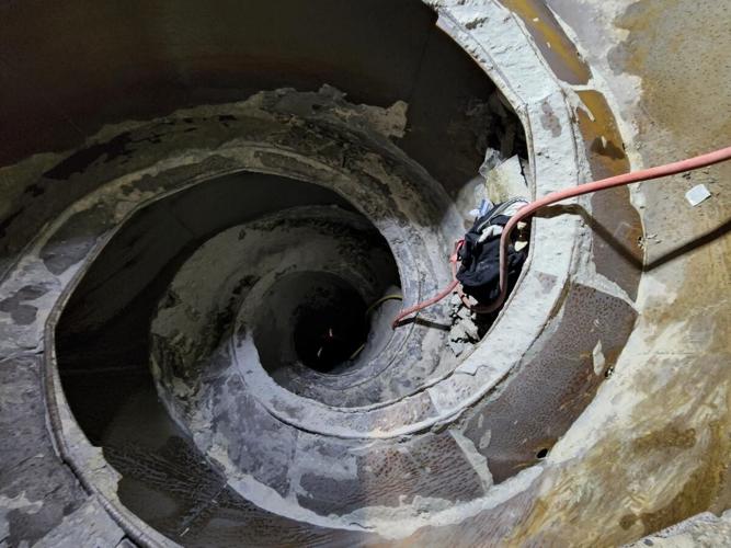 Man rescued from concrete mixing drum 2.