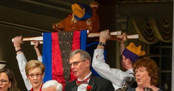 Boar's head at Tudor Dinners