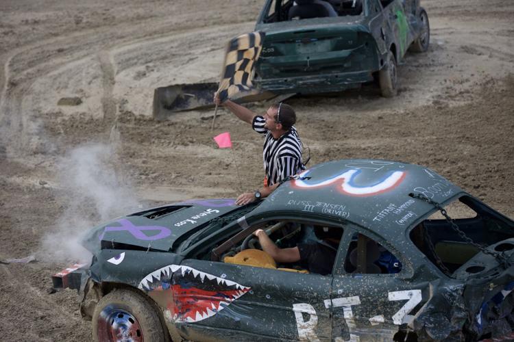 Demo derby at Walworth County Fair