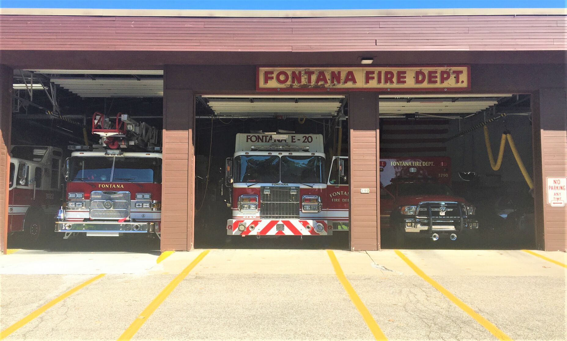 Fontana Fire Department in the Merle Robinson Fontana Safety Building, 190 Fontana Boulevard, Fontana (copy)