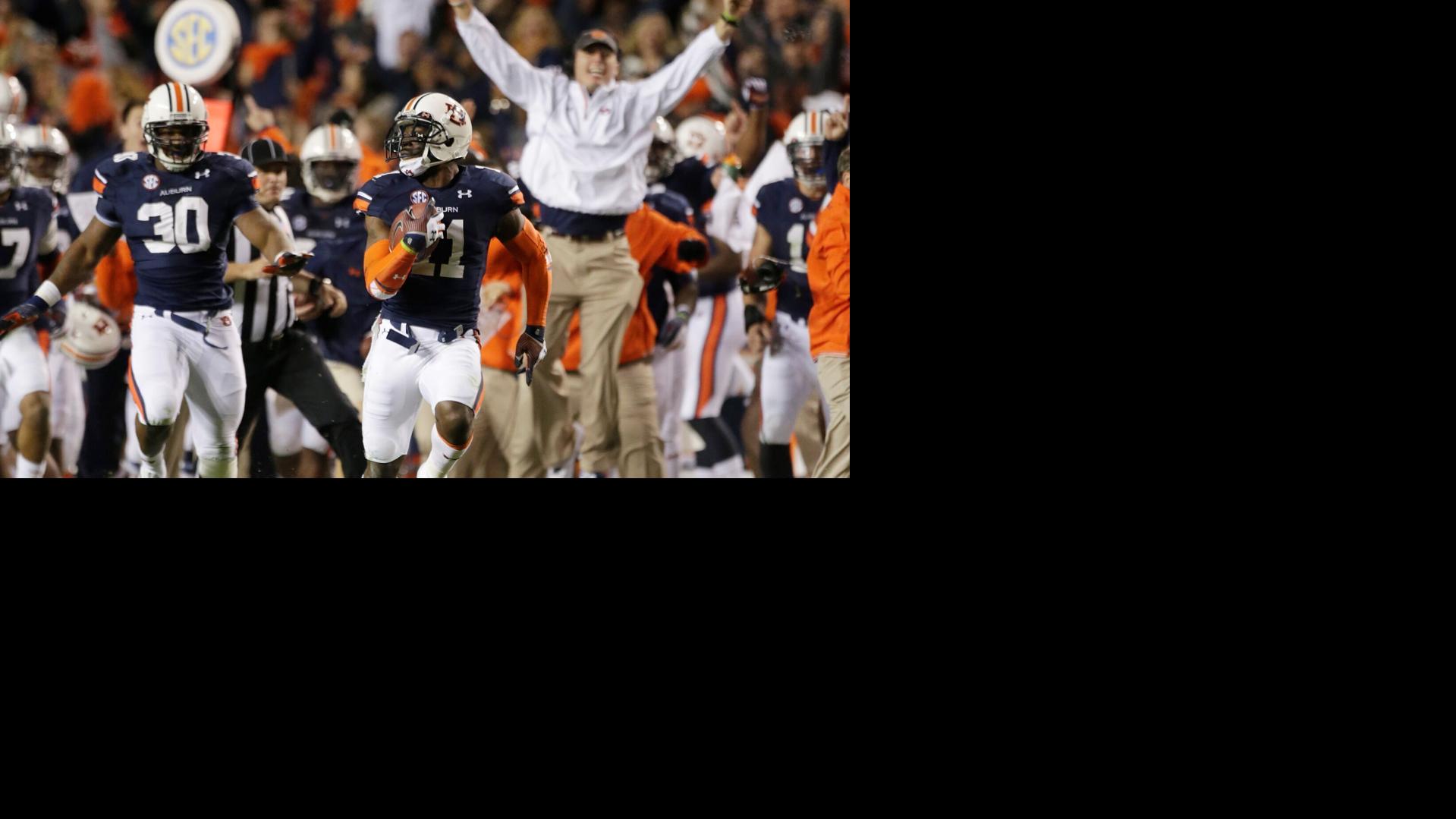 Today in sports history Auburn stuns No. 1 Alabama by returning missed