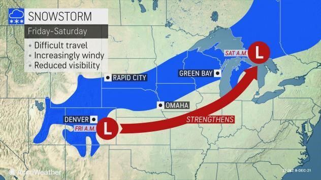 Storm Fri-Sat by AccuWeather