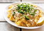 Pasta with Mushroom-Sunflower Cream Sauce