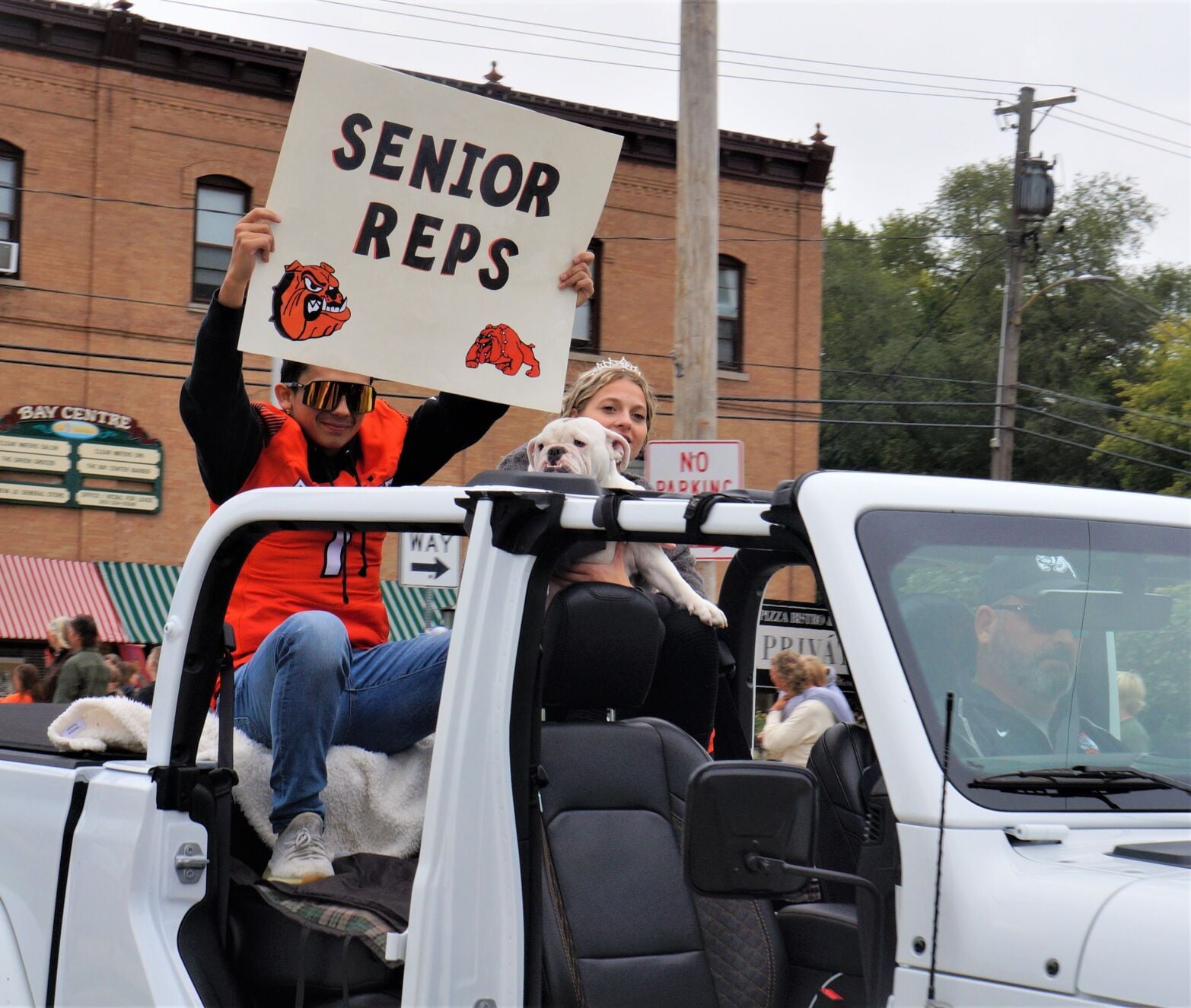 Williams Bay High School 2022 homecoming senior representatives Dion Soto and Margaret Higgins
