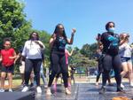 Line dance gets people moving at Juneteenth event in Burlington